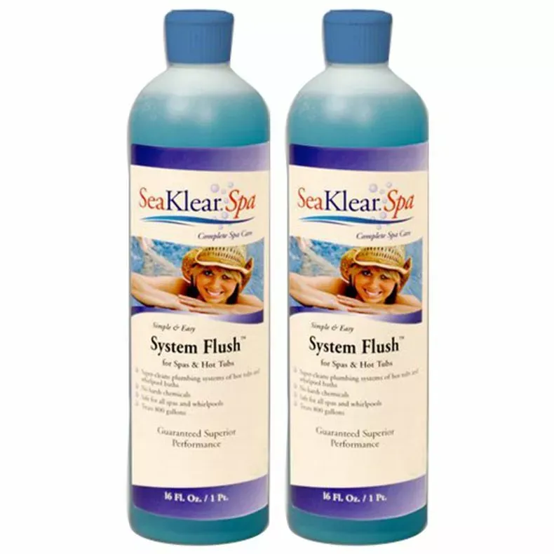 SeaKlear Spa System Flush, (2) 1 pt