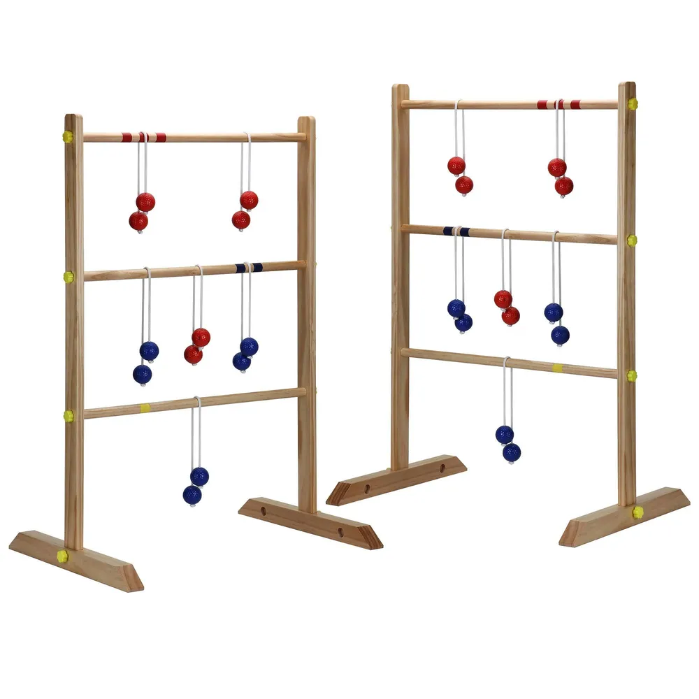 Solid Wood Ladder Toss Game Set