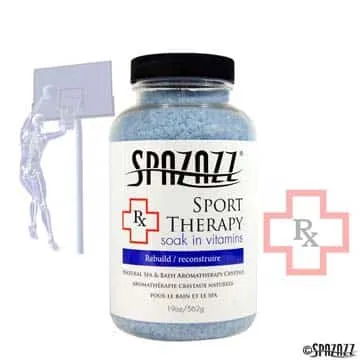 Spazazz RX Therapy Sport Therapy- Rebuild Crystals 19oz