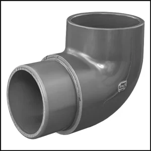 Spears Mfg PVC #809-060 – ST Elbow 90 Degrees SCH 80 6″ Slip X Male Slip Spigot