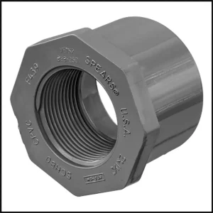Spears Mfg PVC – Bushing CPVC (SCH 80) Slip X Thread 2″ X 1-1/4″