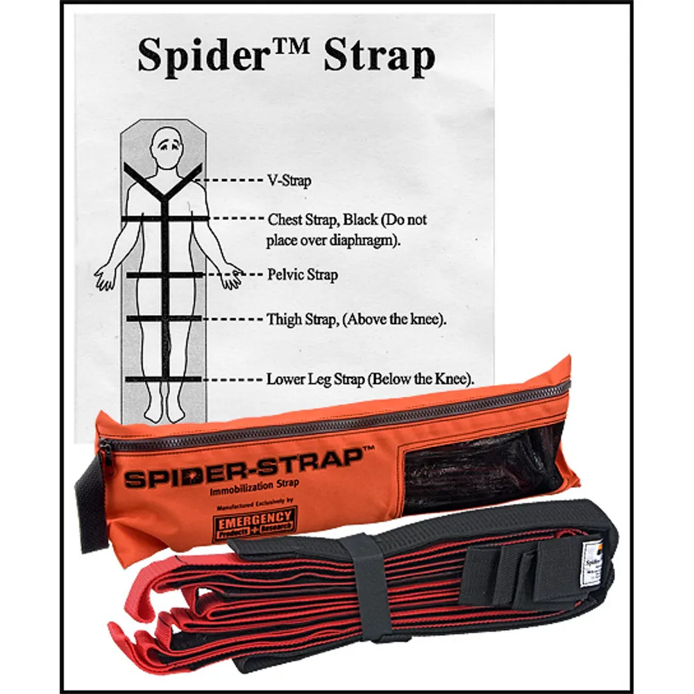 SPIDER STRAPS FOR BACKBOARD