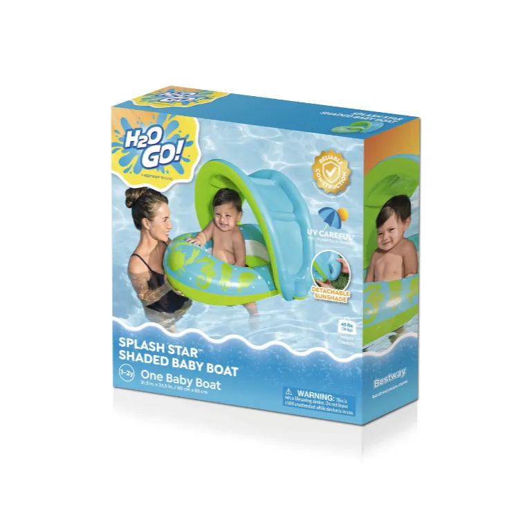 Splash Star Inflatable Shaded Baby Float