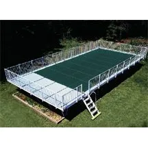 Standard Green LOOP-LOC On-Ground Swimming Pool Covers Pool Size 12′ x 20′