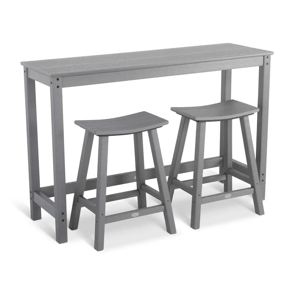Studio 3 Piece Counter Height Console Set