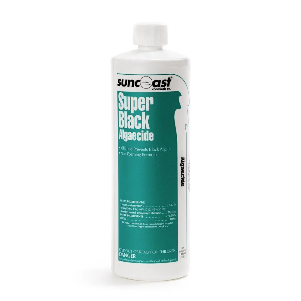 Suncoast Super Black Algaecide, Qt.