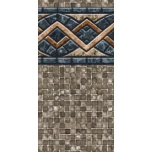 Swimline 12′ x 18′ x 54″ Oval Stone Mosaic Above Ground Liner