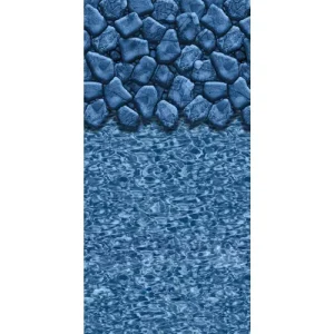 Swimline 27′ Round Boulder Swirl 54″ Uni-Bead 25GA Liner