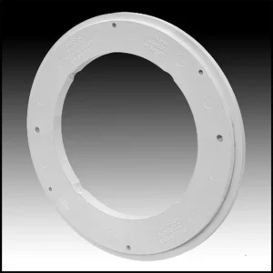 Triodyne Safety Systems White Anti-Hair Drain Mud Ring With Screws (#ADP-2000)