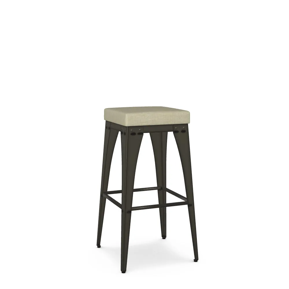 Upright Backless Barstool – Material Seat
