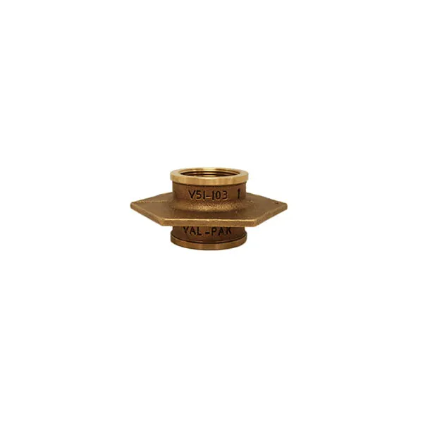 Val-Pak 1.5″ NPT No Leak Flange Fitting w/ Bonding Screw Tapered/Tapered Bronze V51-103-1
