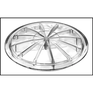 Val-Pak Wet Institute 6″ Clear Pump Lid With 6 1/2″ Diameter (#V65-100)