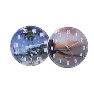 Wall Clock & Thermometer