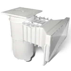 Waterway Inground Wide Mouth White Skimmer Square Lid for Vinyl
