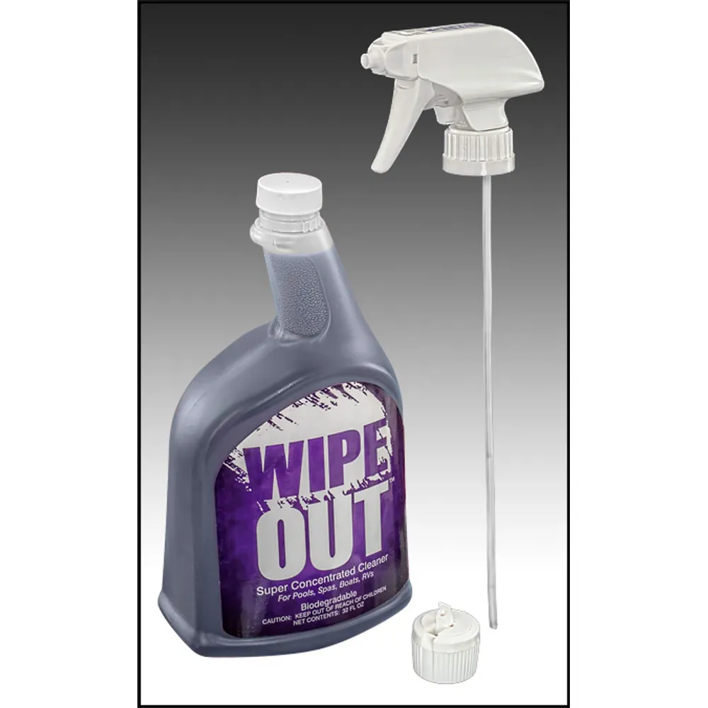 WIPE OUT POOL AND SPA SURFACE QT SPRAY BOTTLE